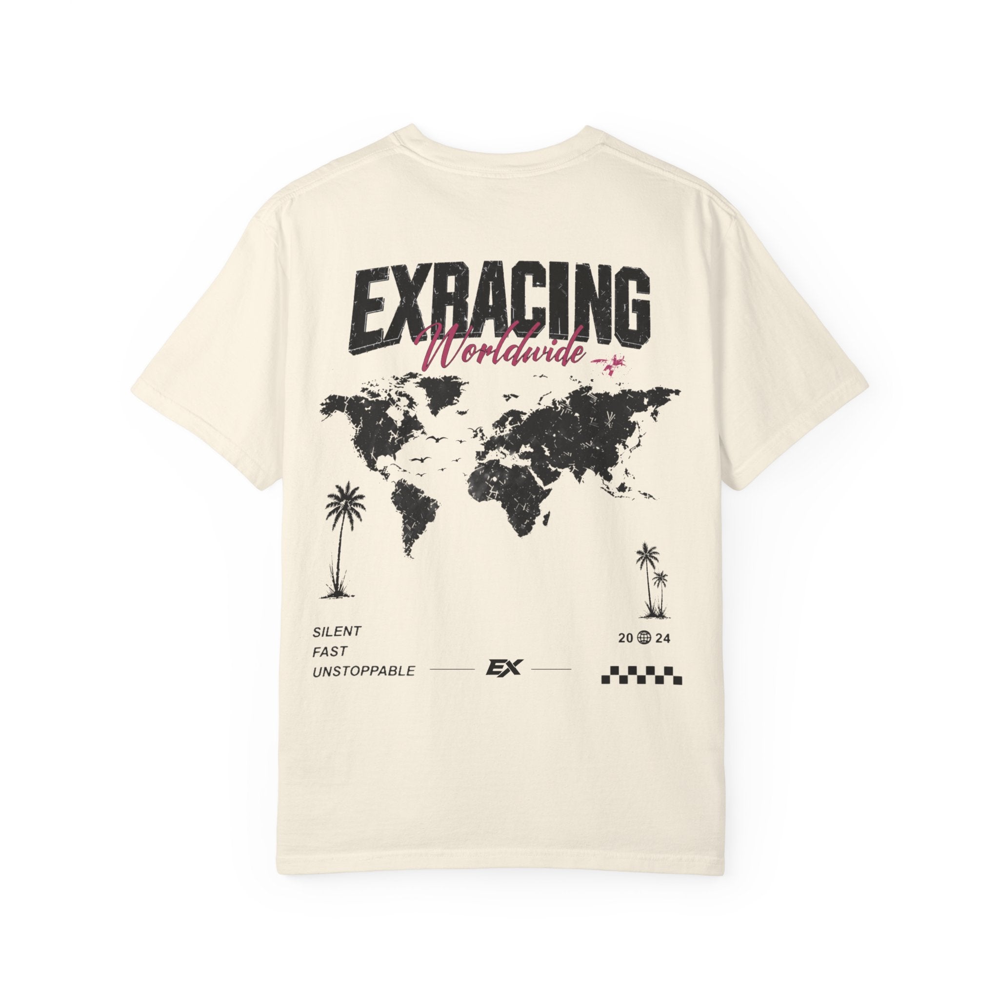 World Map Graphic Ex Racing Tee