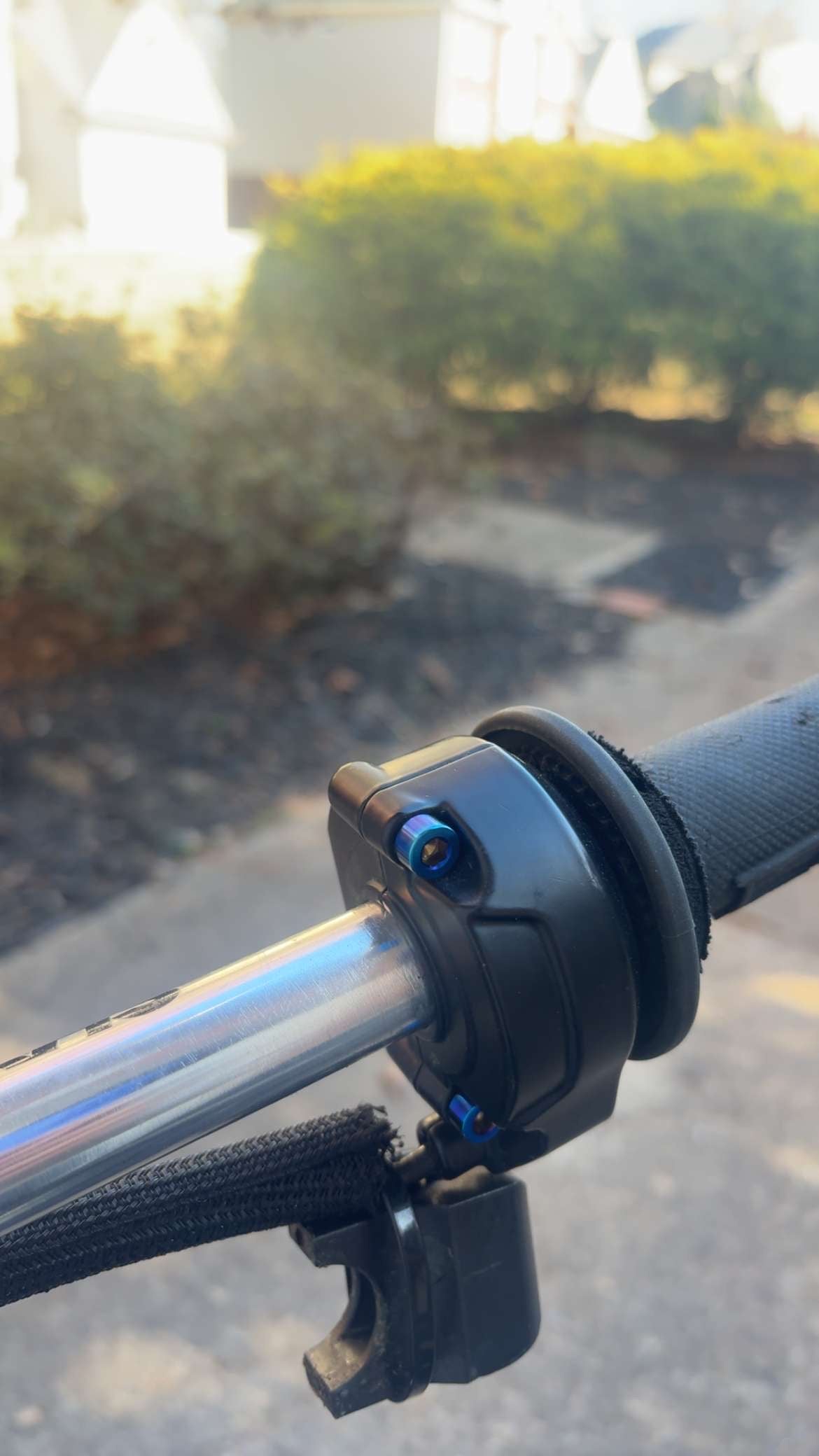 Surron throttle titanium bolts