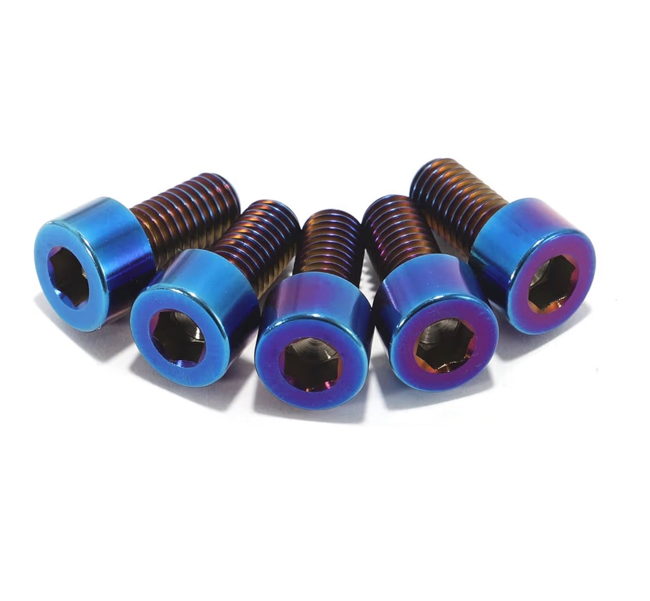 Rear sprocket titanium bolts