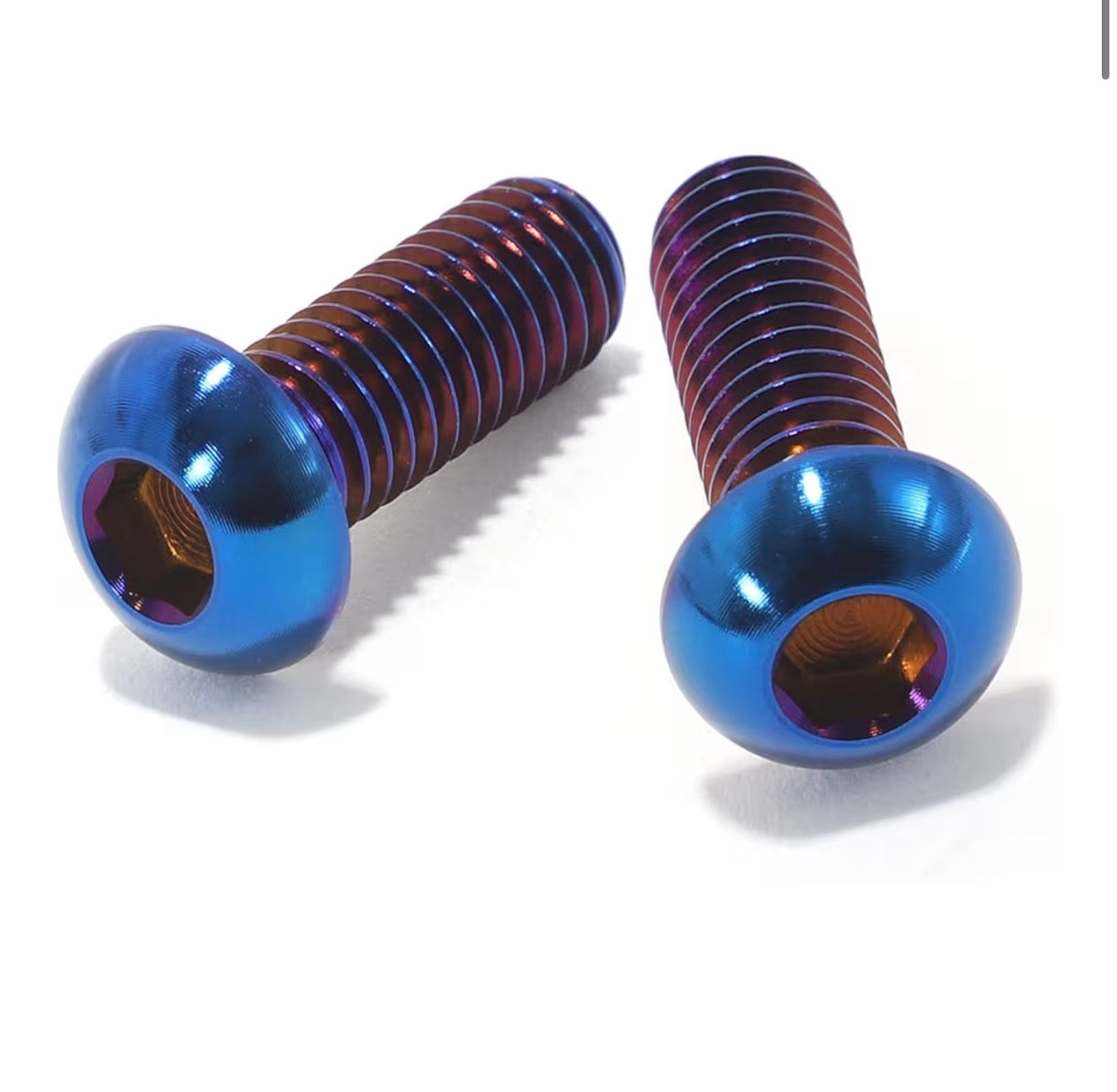 Motor cover titanium bolts